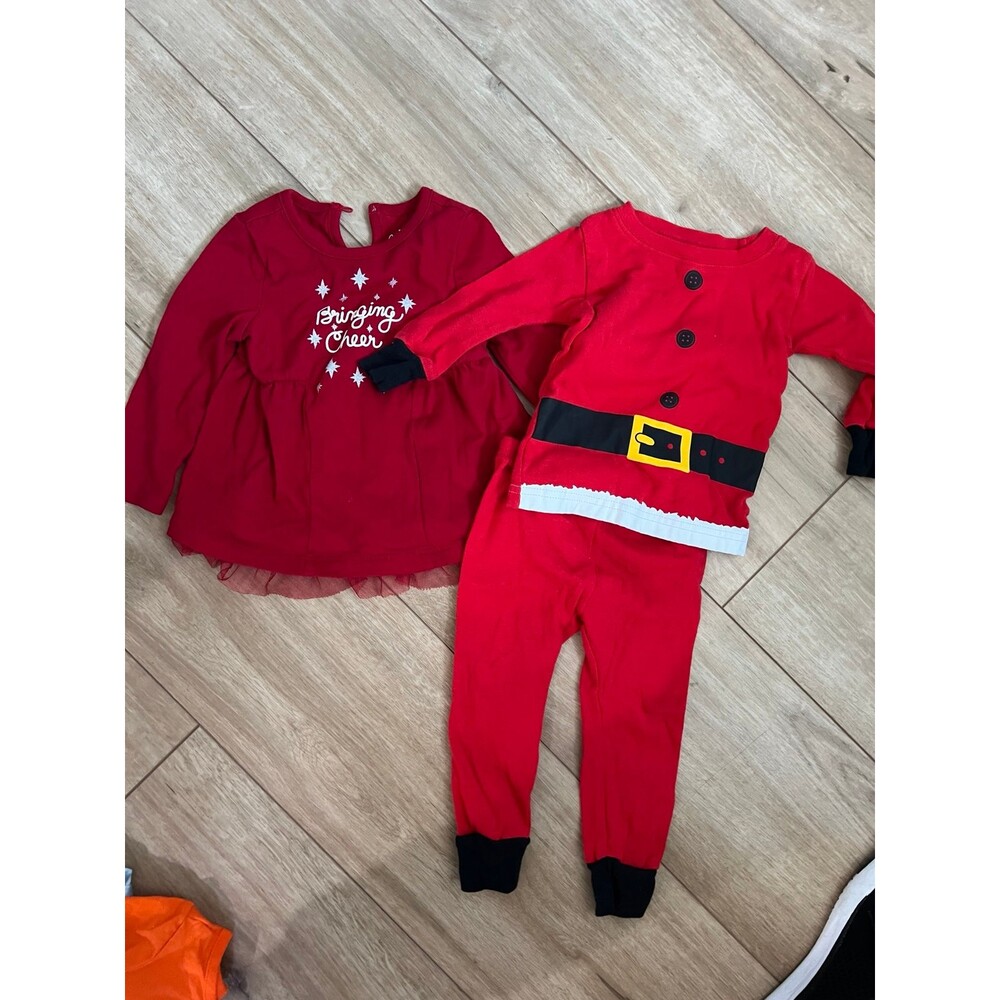Two Christmas Outfits - 12 month